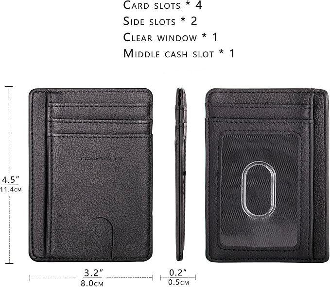 TOURSUIT Travel Minimalist Slim Front Pocket Wallet - Image 4