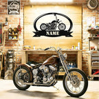 Custom Motorcycle Metal Sign Personalized Biker Name Signs Custom Garage - Image 2