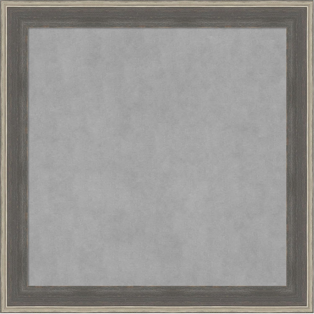 Amanti Art Grey Framed Magnetic Board 29x29 Medium Vision Board