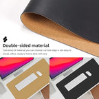 Large Desk Mat 47" x 23.7", Leather Desk mat, Double-Sided Desk Pad, Desk matt - Image 3