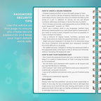 Clever Fox Password Book Spiral – Internet Address & Password Organizer - Image 5