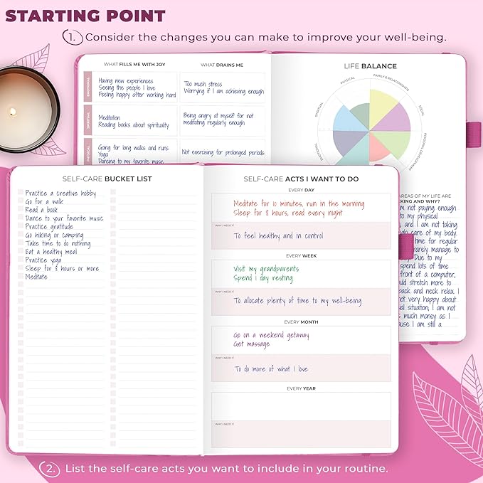 Clever Fox Self-Care Journal – Daily Reflection Notebook – Mental Health & - Image 2