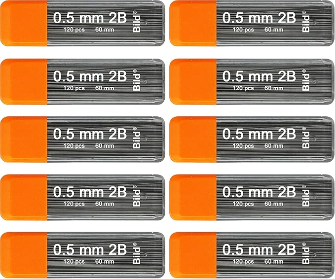 Bild Premium 1200 leads of 0.5mm 2B Mechanical Pencil Lead Refills by Bild