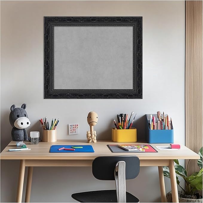 Amanti Art Black Framed Magnetic Board 20x24 Small Vision Board - Image 5