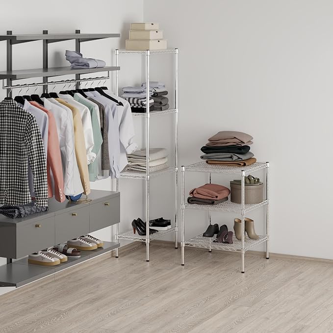 Regal Altair 24" Deep x 24" Wide x 34" Height Wire Shelving Kit | 3-Tier | NSF - Image 7