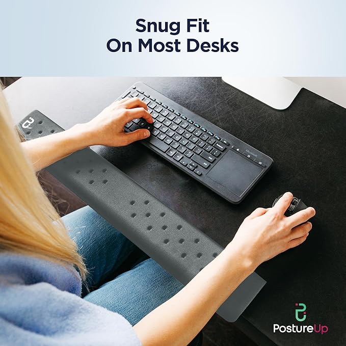 EdgeRest PostureUp L-Shaped Memory Foam Wrist Rest, Ergonomic Elbow and Forearm - Image 3