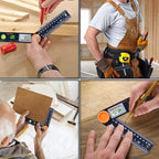 Rainyb Digital Angle Finder Tool 5 inch Pocket Protractor 0-360 degree LED - Image 7