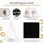 Felt Letter Board with Stand, 10x10 inch Changeable Letterboard and Message - Image 3