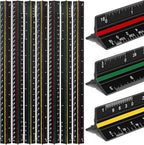 Macarrie 10 Pcs Architectural Scale Triangular Ruler 12" Architect Engineers by Macarrie