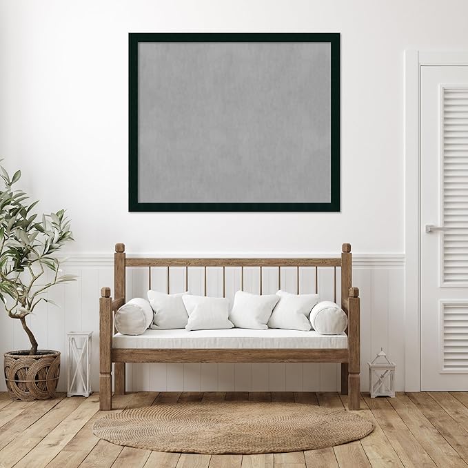 Amanti Art Black Framed Magnetic Board 44x52 Oversize Vision Board - Image 6