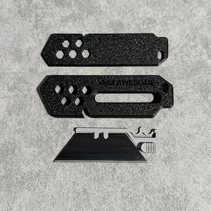 XHM Awesome Small Box Cutter Retractable Blade Ultility Knife, - Image 5