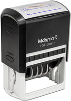 MaxMark Large Self-Inking Rubber Date Office Stamp - Image 2