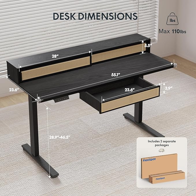 FLEXISPOT Q4 One-Piece Standing Desk - Image 3
