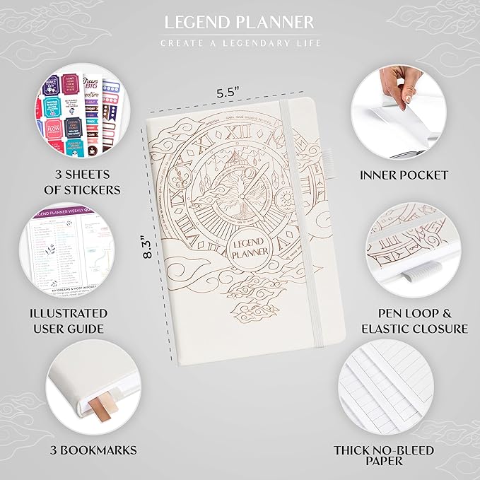 Legend Planner – Weekly & Monthly Life Planner to Hit Your Goals & Live - Image 2