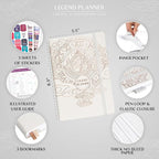 Legend Planner – Weekly & Monthly Life Planner to Hit Your Goals & Live - Image 2
