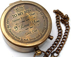 US HANDICRAFTS Brass Compass - Image 3