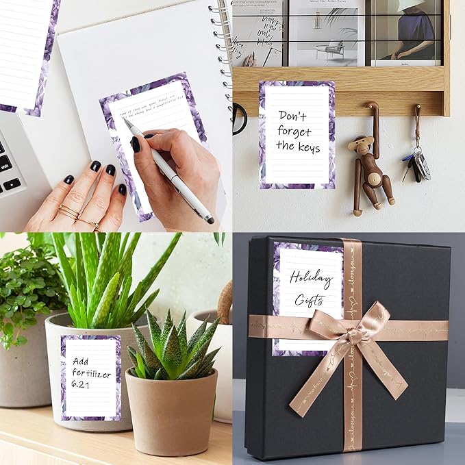 SXboxing Sticky Notes 4X6 Inches, 2 Pack Large Cute Self-Stick Pads, Bright - Image 2