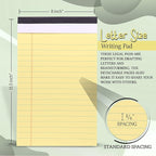 Emraw Jr. Legal pad, Small Note Pads Legal Ruled Writing Pad. Perforated Edge. - Image 5