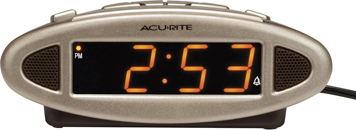 acurite (13027a4) intelli-time digital alarm clock, main product view