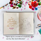 A5 Sketchbook, Lay Flat Softcover Sketch Book - Image 4