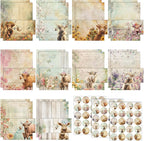 TaoBary 160 Pcs Stationery Paper Set 50 Double Sided Stationery Papers by TaoBary
