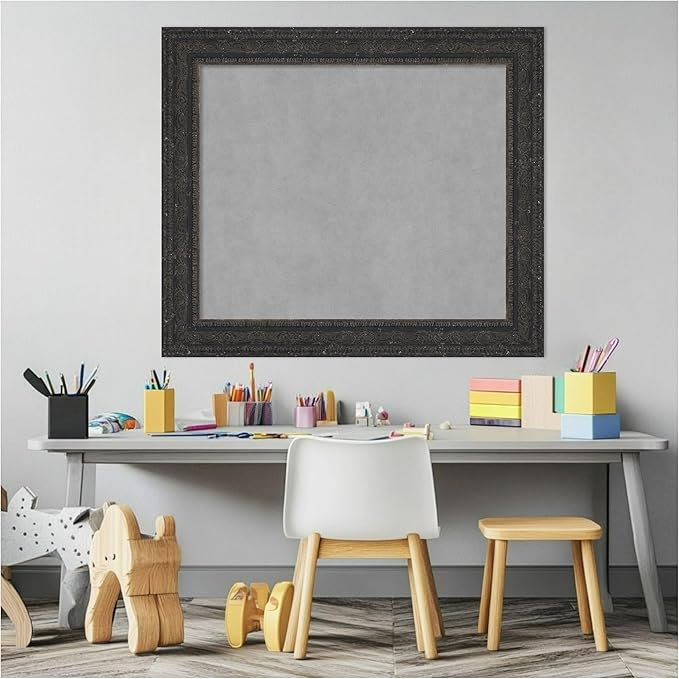 Amanti Art Black Framed Magnetic Board 25x29 Medium Vision Board - Image 5