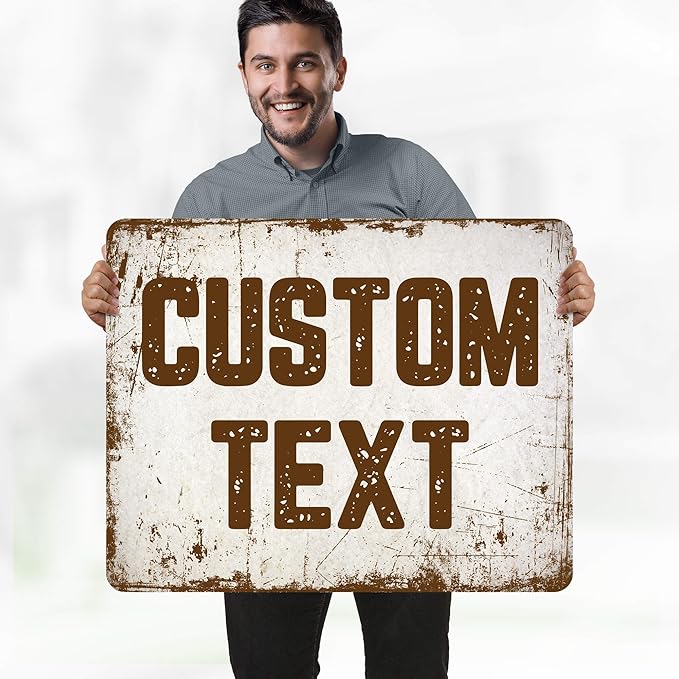 Custom Sign, Custom Street Sign, 11 Font Colors, 13 Font Styles, 4 Hole Options - Image 2