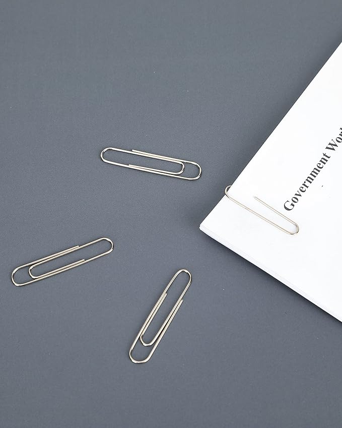 PAPERPAL Paperclips for Office School & Personal Use, Jumbo Smooth Paper Clip - Image 6