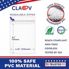 Claev Fast Seal Vertical 4x6 Passport & Card Holders, 100 Pack), Conferences - Image 3