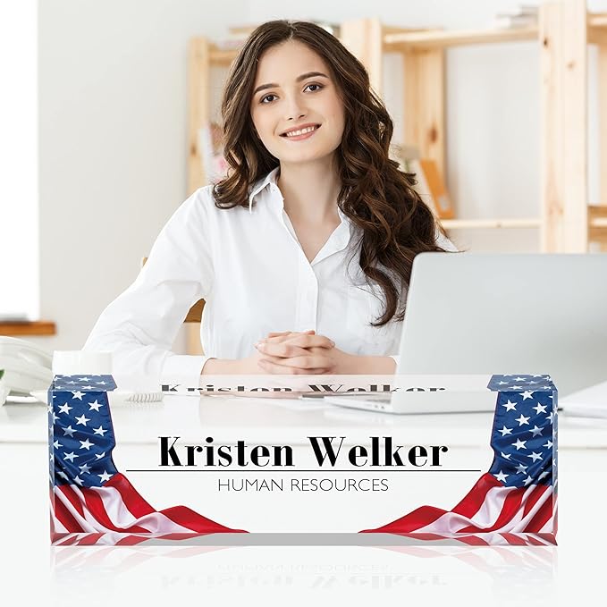 Personalized Name Plate for Desk Custom Acrylic Desk Name Plate Custom Employee - Image 4
