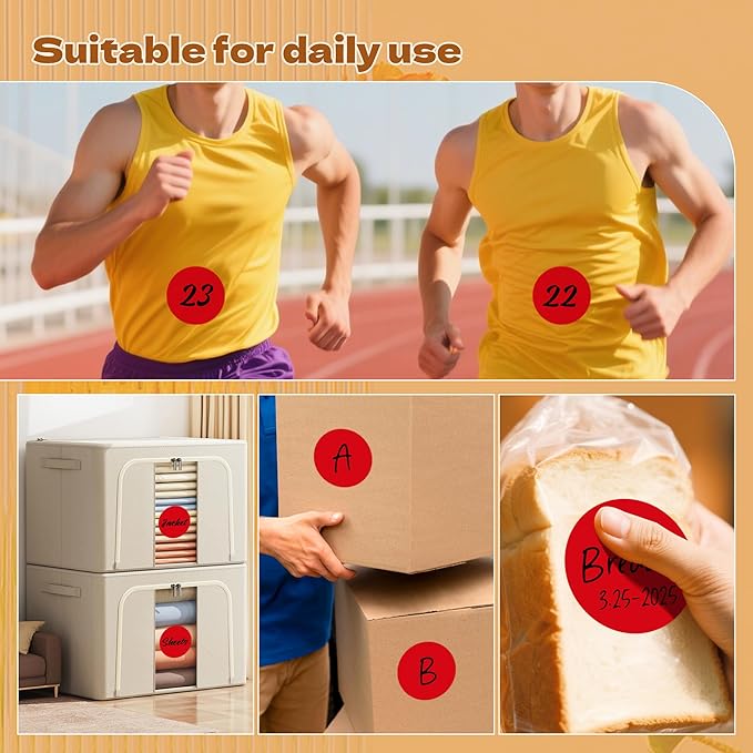 3 Inch Round Color Coding Labels - Image 7