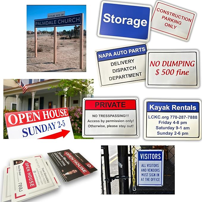 Custom Signs Outdoor Metal for Home Office Business, Personalized, Man Cave - Image 5