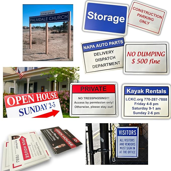 Custom Signs Outdoor Metal for Home Office Business, Personalized, Man Cave - Image 6