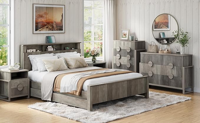 LGHM Fluted Dresser for Bedroom - Image 4