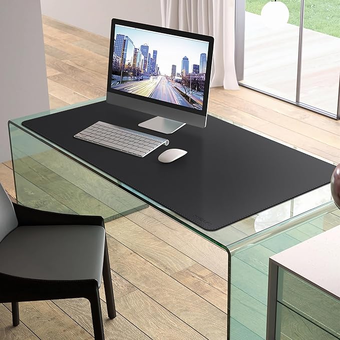 Mydours 43" x 24" Extra Large Desk Pad XXL, Desk Protector Mat - Image 5
