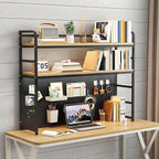 ZWCQSYS 2-Tier Desktop Bookshelf Hutch by ZWCQSYS