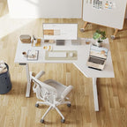 Agilestic Electric Standing Desk, L-Shaped 59 Inches Height Adjustable Desk - Image 2