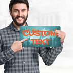 Custom Sign, Custom Street Sign, 11 Font Colors, 13 Font Styles, 4 Hole Options - Image 2