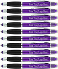 SyPen Personalized Pens with Gel Highlighter and Stylus -200 Pack Bulk-Free