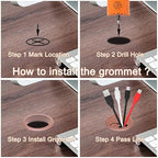 VIKITON Desk Grommet 2 inch - Image 4