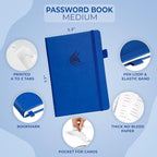 Clever Fox Password Book with alphabetical tabs. Internet Address Organizer - Image 2