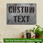 Custom Sign, Custom Street Sign, 11 Font Colors, 13 Font Styles, 4 Hole Options - Image 4