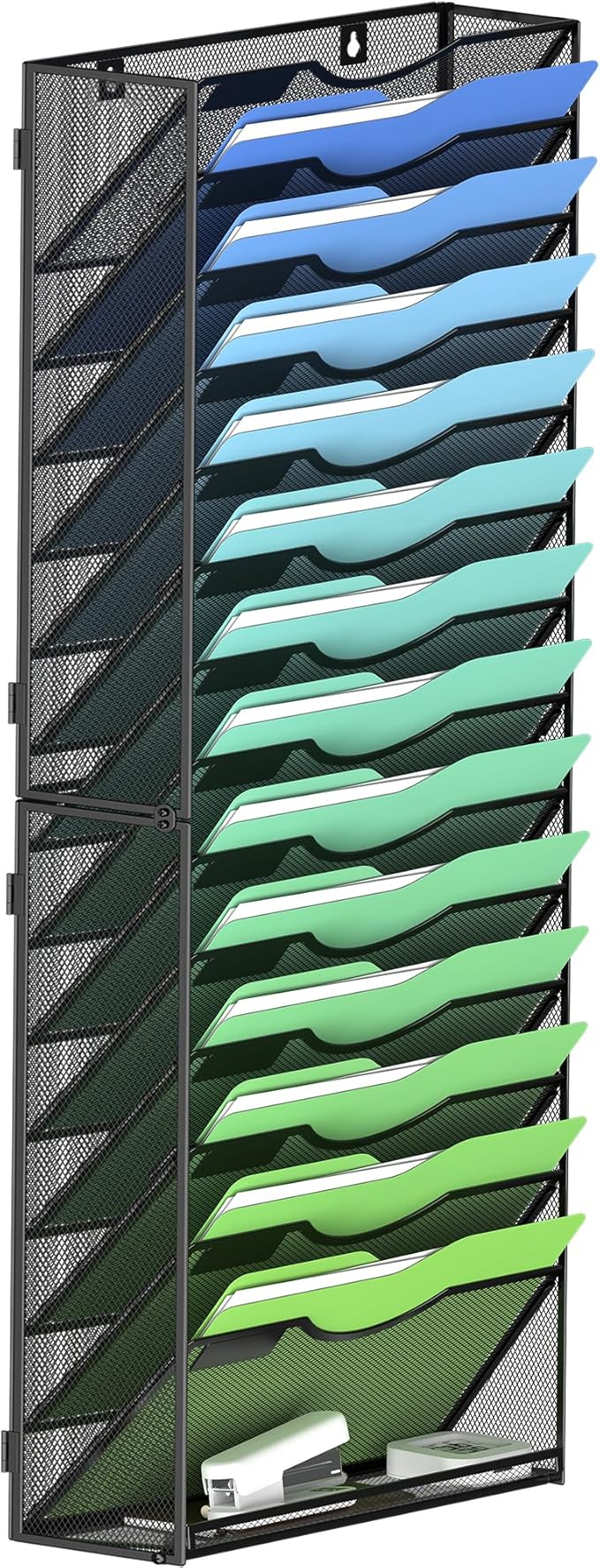 Kuntine.B Wall File Organizer Office Hanging Magazine Holder Wall File Organizer by KuntineB