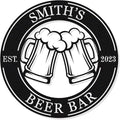 Personalized Brewery Metal Sign Custom Beer Room Décor, Custom Beer Metal Sign by HYTSIGN