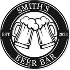 Personalized Brewery Metal Sign Custom Beer Room Décor, Custom Beer Metal Sign by HYTSIGN