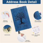 ZXHQ Address Book with Colorful Alphabetical Tabs - Image 3