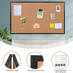 Board2by Extra Large Cork Bulletin Board 96" X 48", Foldable Notice Pin Board - Image 5