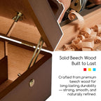 meeden table top easel for painting: portable tabletop, close-up detail