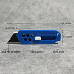 XHM Awesome Small Box Cutter Retractable Blade Ultility Knife, - Image 6