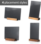 JDEA Desktop Chalkboard Sign Double-Sided Chalkboard - Image 2